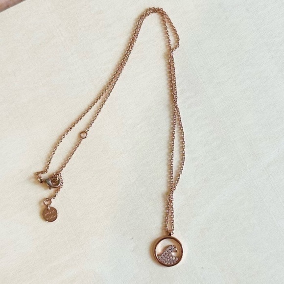 Pura Vida Pave Wave Necklace and Earring Set - Picture 3 of 9